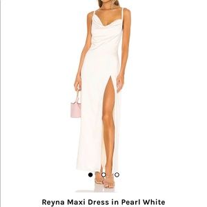 Camila Coelho Reyna Maxi Dress in Pearl White